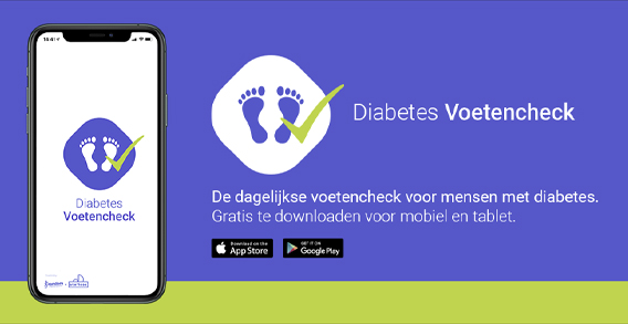 dm voetencheck app rondom 